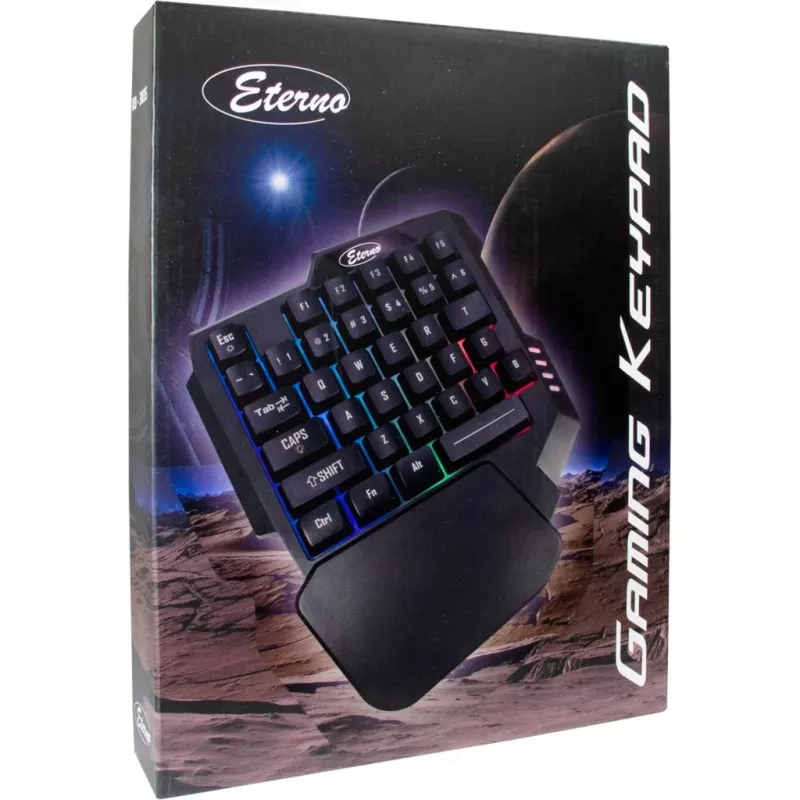 Klaviatūra Inter-Tech KB-3035 Gaming USB QWERTY juoda