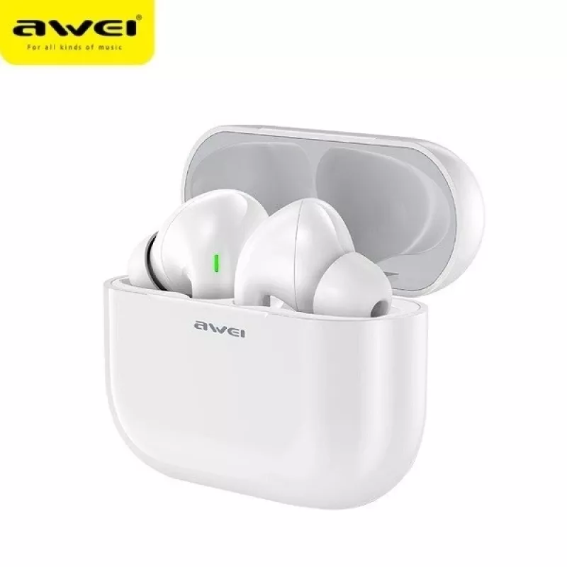 Bluetooth ausinės Awei T29 TWS baltos