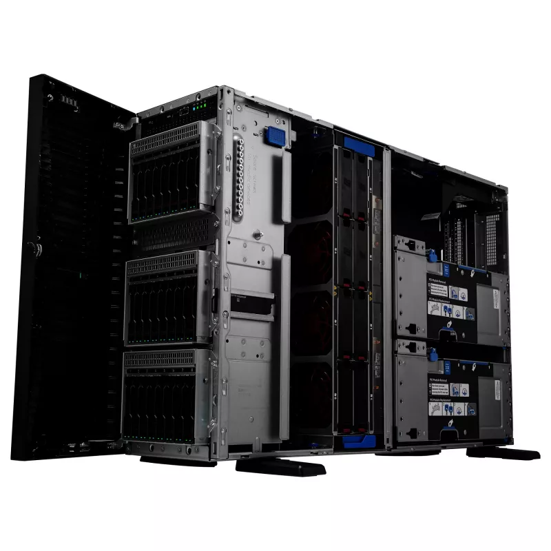 HP Enterprise ProLiant ML350 Gen11 bokštinis serveris su Intel Xeon Sidabrinė 4510 2,4 GHz 12 branduolių procesoriumi ir 64 GB DDR5 (2×32 GB) atminties. Sukonfigūruotas su…