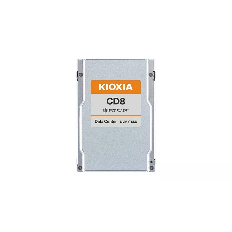 SSD 2,5 colio Kioxia CD8-R 15,4 TB PCIe 4.0 NVMe, 6600/6000 MB/s, 2,5 colio U.2, 15 mm