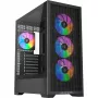 PC korpusas Silentware Core 100 A-RGB Juoda — modelis CORE100Juoda, A-RGB apšvietimas, vidutinio bokšto formos faktorius