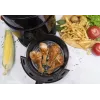 Oro gruzdintuvas PRIME3 SAF31 – 2,5 l, 1200 W, karšto oro gruzdintuvas be riebalų, juodas
