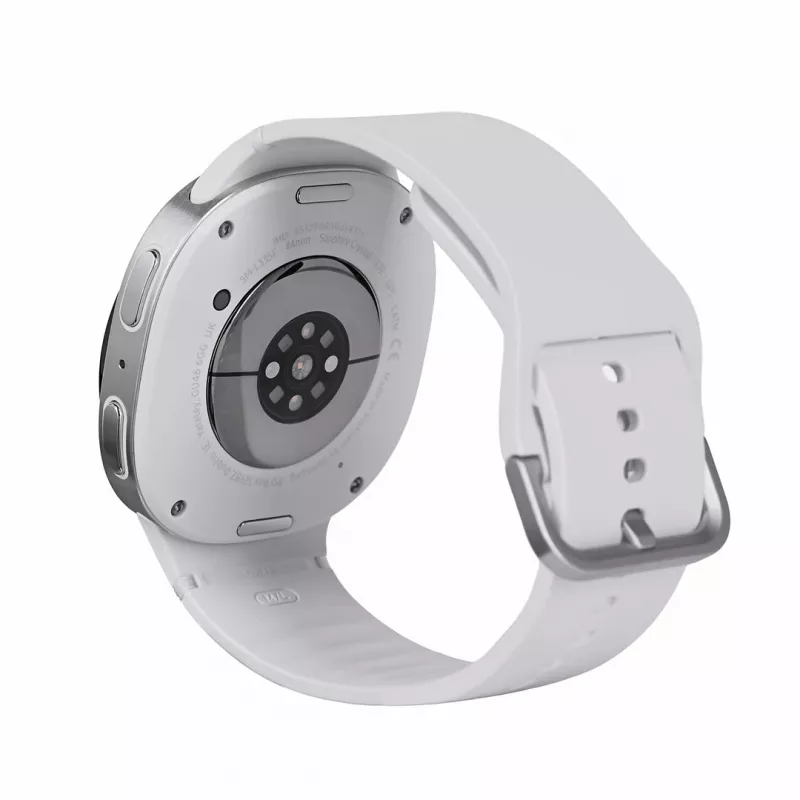 Išmanusis laikrodis Samsung Galaxy Watch 8 44 mm sidabrinis, 1,5 colio AMOLED 480x480, 5 ATM, GPS, 32 GB, 435 mAh