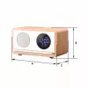 MANTA RDI912W Rimini radijo laikrodis, Bluetooth ir belaidis įkrovimas, baltas