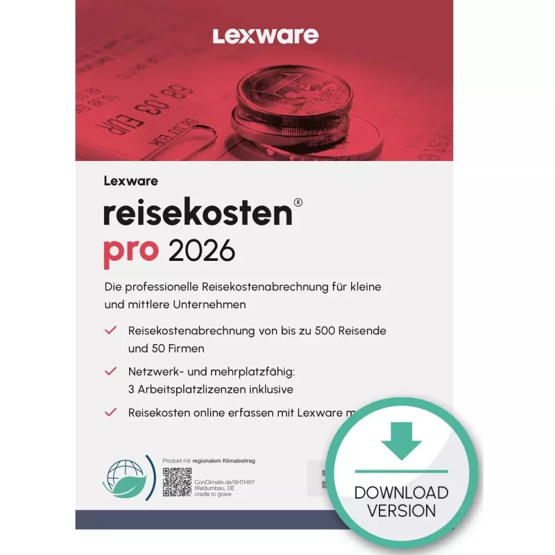 Lexware reisekosten pro 2026 1 licencija (-os)