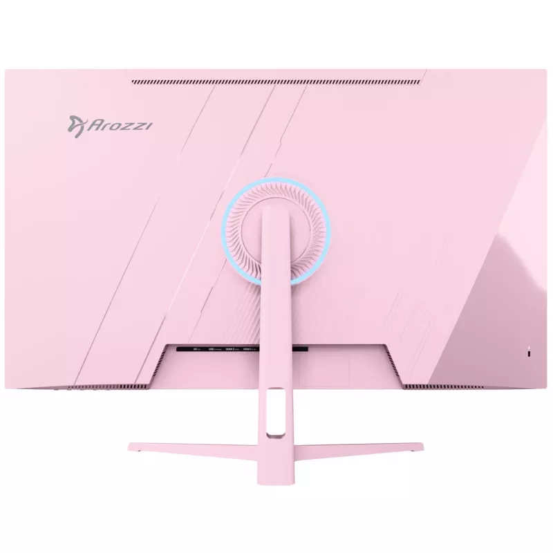 Kompiuterio monitorius Arozzi Nova 32 coliai (80 cm) 2560×1440 Quad HD LED 1 ms 16:9 Rožinė su garsiakalbiais ir VESA