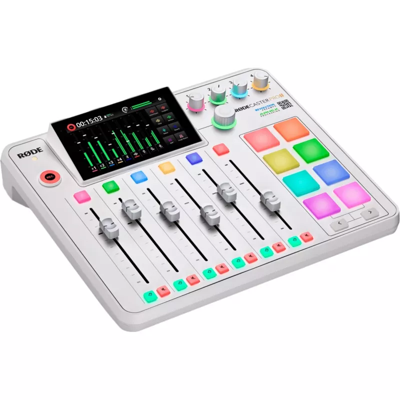 Garso sąsaja Rode RØDECaster Pro II balta – daugiakanalė USB įrašymo konsolė