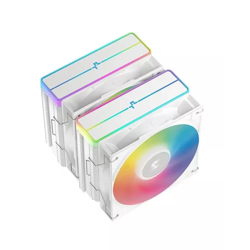 DeepCool AG620 WH ARGB V2 Lustams, Pagrindinė plokštė Oro aušintuvas 12 cm Baltas 1 vnt.