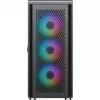 Kompiuterio korpusas Silentware Air 100 Juoda — vidutinio bokšto ATX suderinamas korpusas, juodos spalvos apdaila