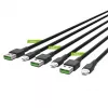 Lightning laidas Green Cell KABGCSET05 1,2 m juodas