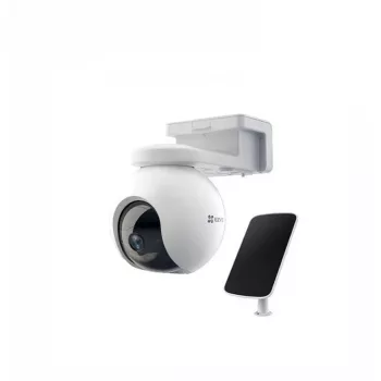 IP stebėjimo kamera EZVIZ EB8 4G su saulės baterija — 3 MP (2304×1296), 4G LTE, 10400 mAh baterija, IP65, PTZ 340°/65°