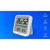 Patalpų temperatūros ir drėgmės jutiklis SAVIO CT-01/W, LCD ekranas, -10–55°C, 10–99%RH, baterija CR2032