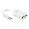 Vaizdo kabelio adapteris DeLOCK 61765 DisplayPort į DVI-I 0,125 m
