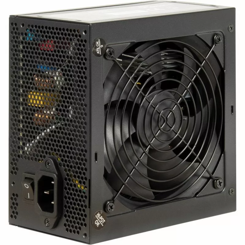 Inter-Tech ArgusNT BPS-500 maitinimo blokas 500 W 20+4 pin ATX ATX juodas