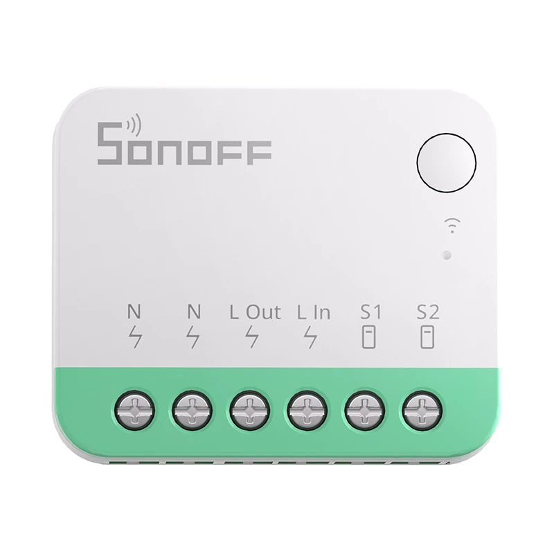Sonoff MINIR4M Matter išmanusis WiFi mini jungiklis (HomeKit, SmartThings, Home Assistant).