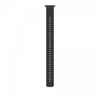 Dirželio prailginimas Apple 49mm juodas Ocean Band natūralaus titano apdaila
