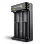 Baterijų įkroviklis everActive LC200 buitinis USB, 2 lizdų, Li-Ion, palaiko A/AA/AAA/AAAA/C/D, 5 V įvestis, 4,2 V išvestis, juodas