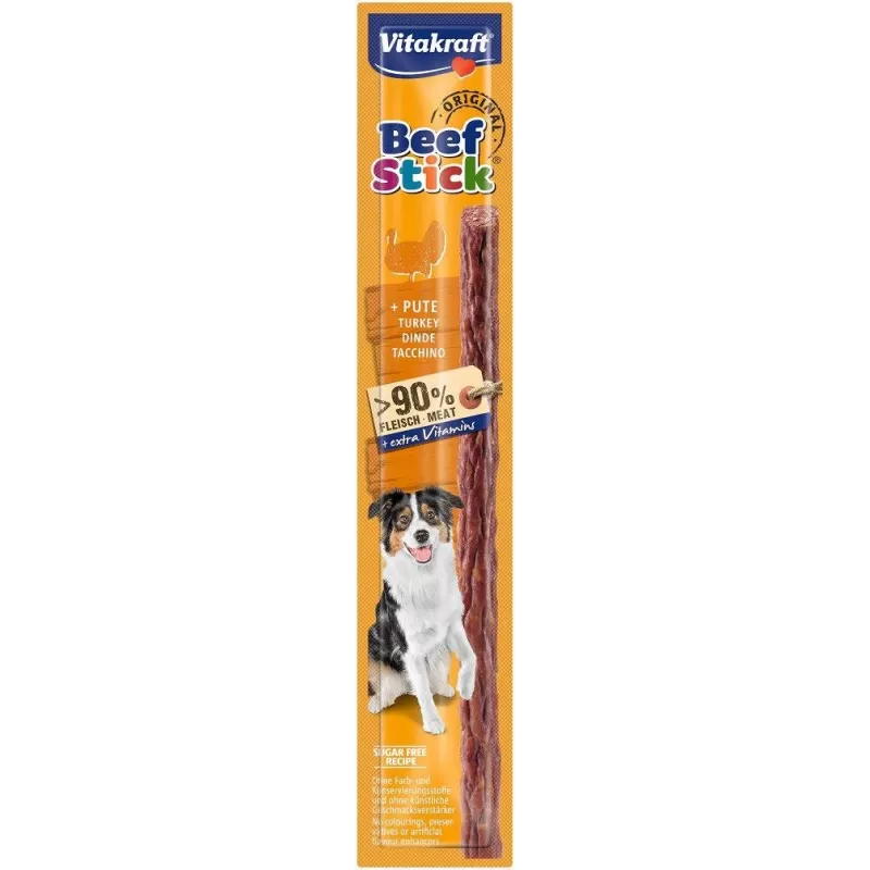 VITAKRAFT Jautienos lazdelė su kalakutiena - skanėstas šunims - 12 g