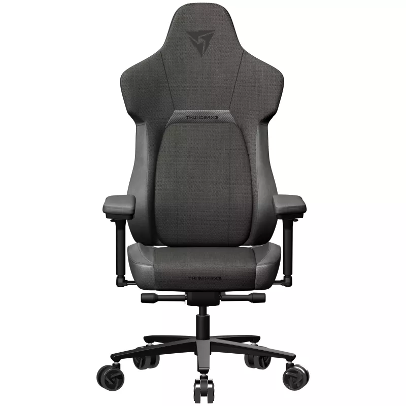 Universali žaidimų kėdė Thunder X3 CORE Loft — paminkštinta sėdynė ir atlošas, aukštis 134–144 cm, sėdynės plotis 55 cm, juoda