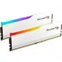 DIMM 64 GB DDR5-6000 (2x 32 GB) Dual-Kit, atmintinė balta, F5-6000J3040G32GX2-RM5RW, Ripjaws M5 RGB, INTEL XMP
