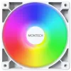 Ventiliatorių rinkinys korpusui Montech GF120 PWM ARGB 3-in-1 — 120 mm PWM ventiliatoriai su ARGB apšvietimu