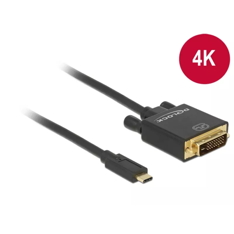 USB-C į DVI adapteris DeLOCK 1 m 85320