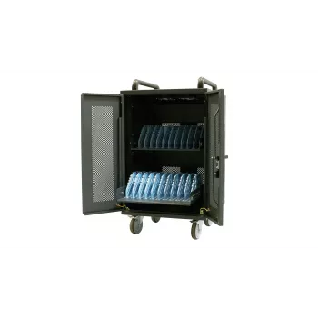 Avtek International Avtek Charging Cart 20 Nešiojamųjų įrenginių valdymo spintelė Juoda