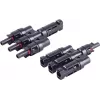shiverpeaks ®-PV4 T-Adapter Set, 3/1, IP68, 1.5kV, juoda (BS02-21013)