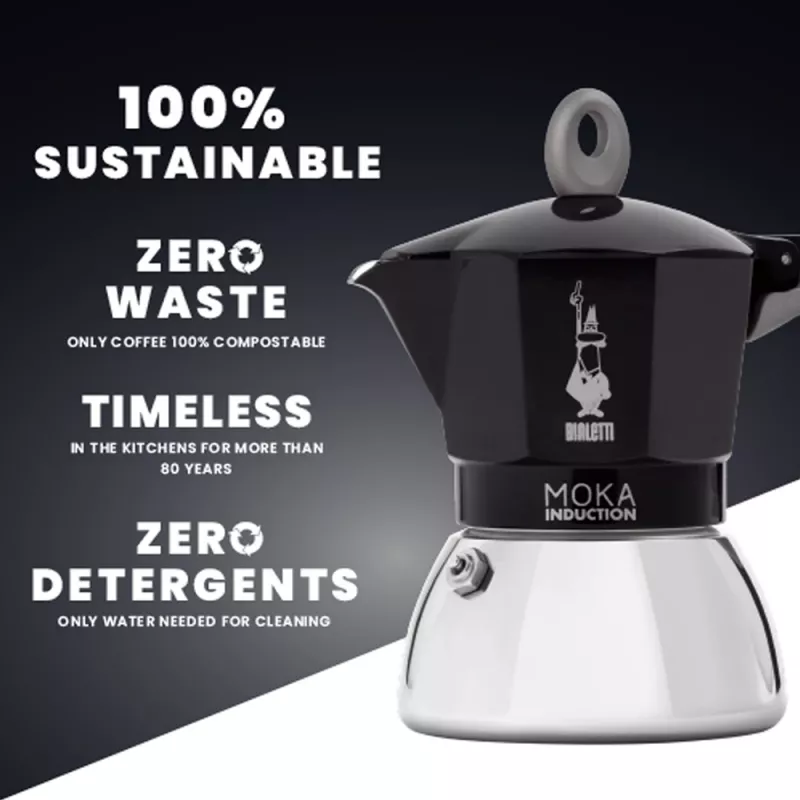 Bialetti Moka Induction Moka puodas 4tz