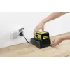 Baterijos ir įkroviklio rinkinys Karcher 2.445-063.0, Universal 18V 5000mAh, Geltona/Juoda