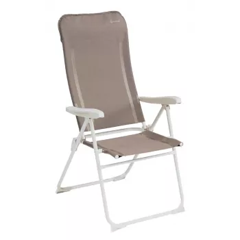Stovyklavimo kėdė Outwell Cromer Toffee Tint — 2 kojų, 120 kg talpa, 730×610 mm, 5 kg