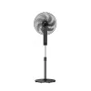Ant grindų pastatomas ventiliatorius su mentėmis Midea FS40-23MT — 3 greičiai, laikmatis 2 val., 50 W, 220–240 V, baltas, 1300 mm aukštis
