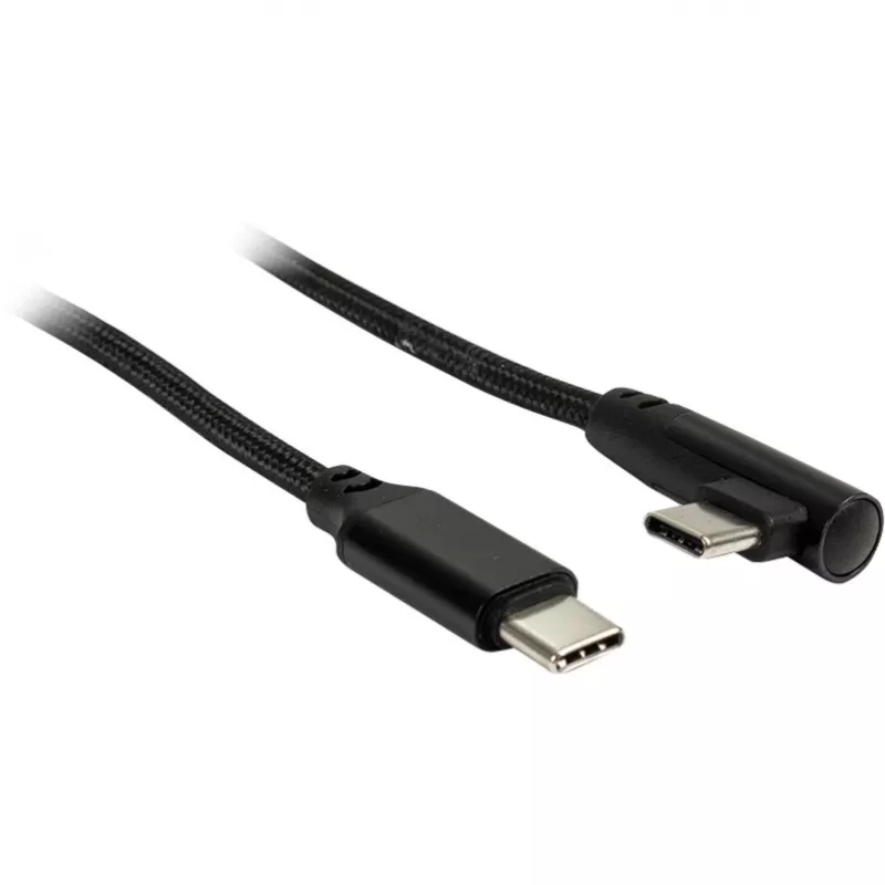 USB laidas Inter-Tech 88885581 1 m USB C juodas