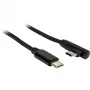 USB laidas Inter-Tech 88885581 1 m USB C juodas