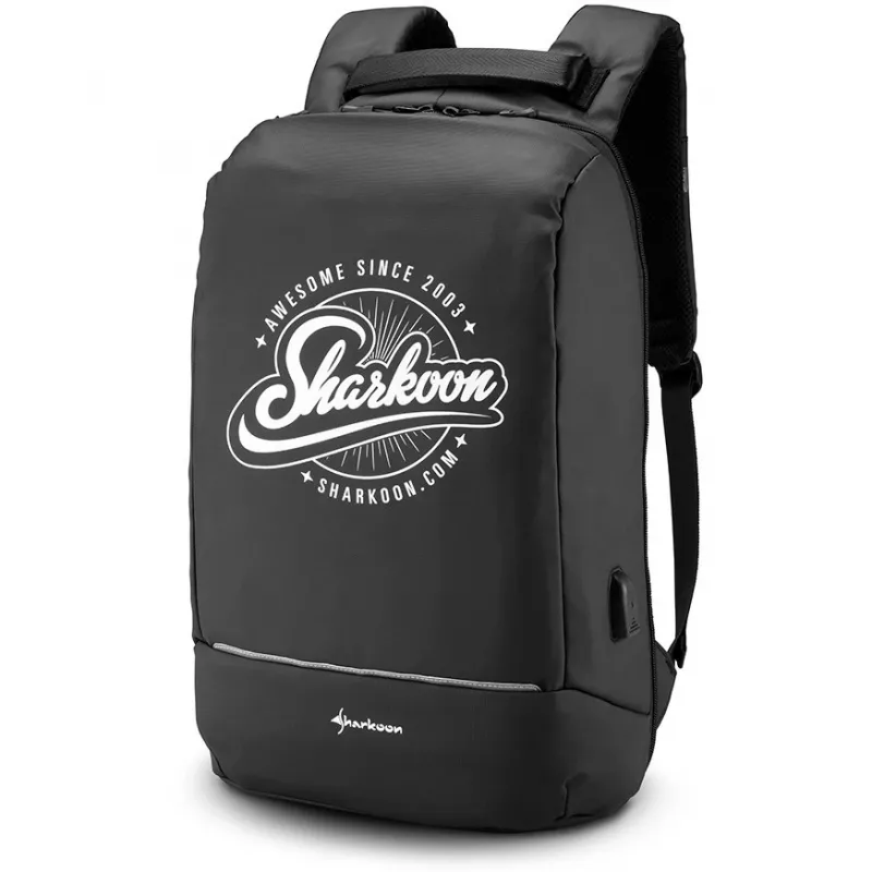 Sharkoon Kuprinė - Juoda, 16 L
