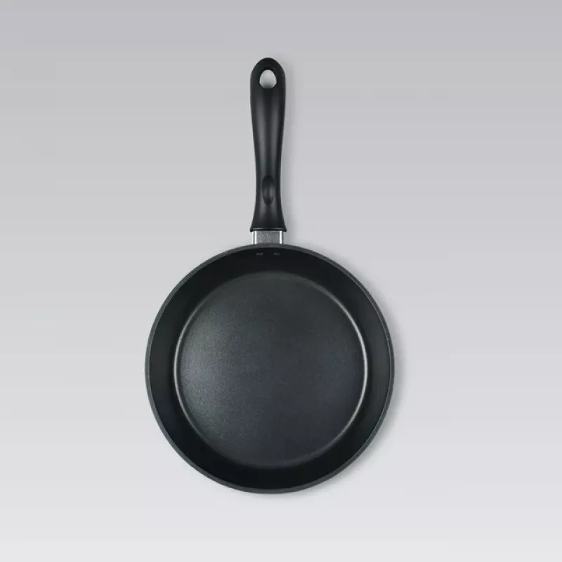 Maestro MR-1205-28 keptuvė su dangčiu, 28 cm, juoda