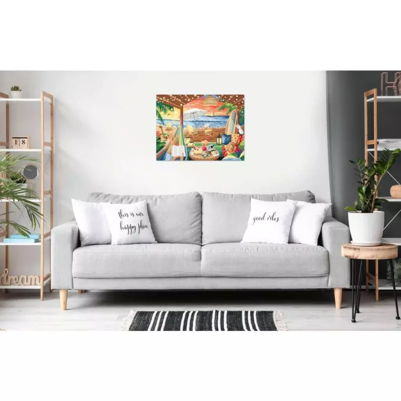Dėlionės dažymo rinkinys Ravensburger Cozy Cabana 23911 — tapybinės dėlionės veiklos rinkinys