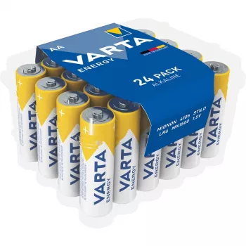 Vienkartinė baterija Varta Alkaline AA 24 pakuotė