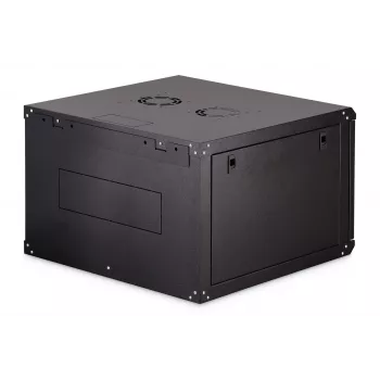 Prie sienos montuojama 19 colių stovo spinta DIGITUS Dynamic-N DN-37103 — 7U, 600x600 mm, IP20, nemontuota, juoda