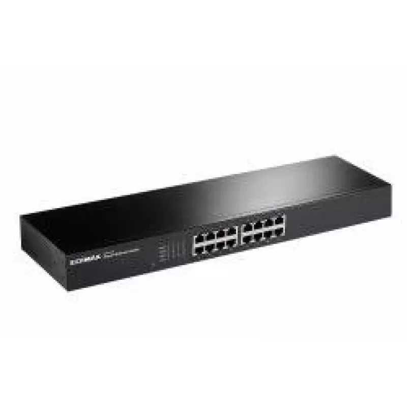 Edimax GS-1016 V2 tinklo jungiklis Valdomas Gigabit Ethernet (10/100/1000) Juoda