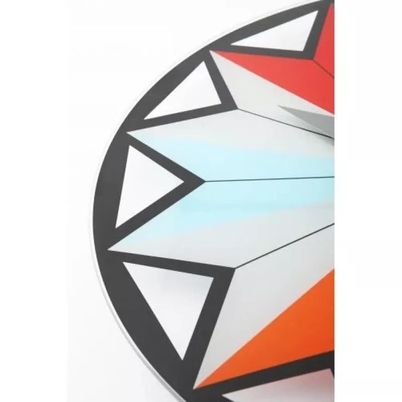 NeXtime klok 8163 Circus, Ø43 cm, Sieninis, Juoda / Įvairiaspalvė