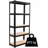 Topeshop Sandėliavimo stelažas P9040 sodo įrankių stelažas laisvai pastatomas cinkuotas plienas, MDF