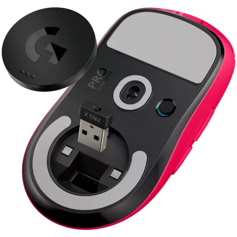 Belaidė žaidimų pelė Logitech PRO X SUPERLIGHT 2C Pink