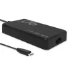 Qoltec 90W GaN Super Fast SLIM sieninis įkroviklis | XP | 5-20V | 4,5A | USB-C 3.1 | Nešiojamam kompiuteriui | MacBook | Išmaniajam telefonui | + laidas