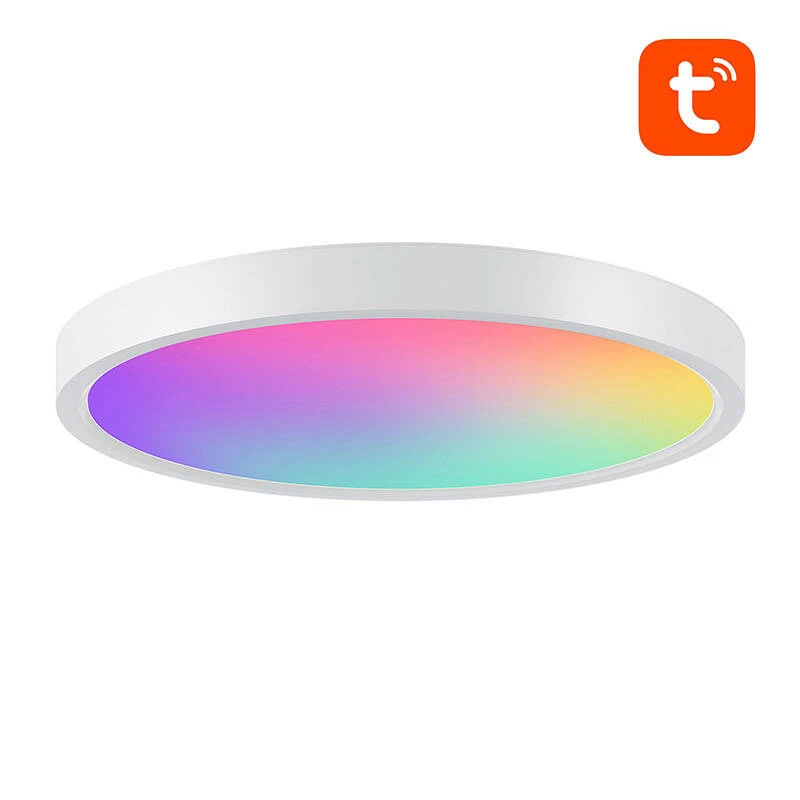 Išmanusis lubinis šviestuvas 30 cm WiFi / Bluetooth 16M RGBCW Gosund LB12 1920 lm Tuya + nuotolinio valdymo pultelis.