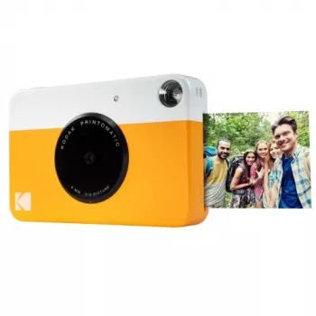 Kodak PRINTOMATIC momentinės spaudos fotoaparatas, 2x3'', geltonas