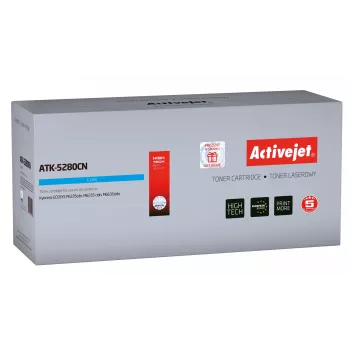 Activejet ATK-5280CN toneris (pakaitalas Kyocera TK-5280C; Supreme; 11000 puslapių; cianas)