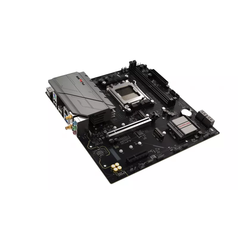 Motininė plokštė Sapphire PULSE A620AM (microATX) lizdas AM5, AMD A620A, DDR5, 2x DIMM, 64 GB, 2x M.2, Gigabit LAN