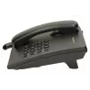 Laidinis telefonas Panasonic KX-TS500 juodas su skambintojo ID ir garsiakalbiu