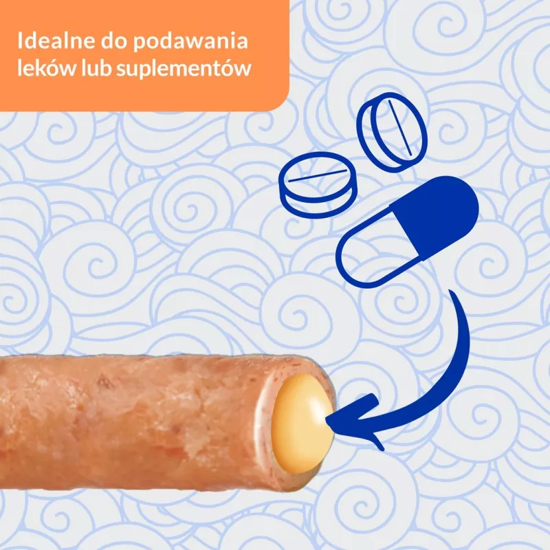 INABA Churu Rolls vištienos recepto suktinukai su tuno ir šukutės receptu - skanėstai katėms - 4x10 g